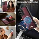 For Samsung Galaxy A16 5G CaseMe C49 Magnetic RFID Blocking Detachable Wallet Leather Phone Case(Red) - 5
