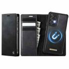 For Samsung Galaxy A16 5G CaseMe C49 Magnetic RFID Blocking Detachable Wallet Leather Phone Case(Black) - 1