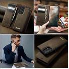 For Samsung Galaxy A16 5G CaseMe C49 Magnetic RFID Blocking Detachable Wallet Leather Phone Case(Coffee) - 4