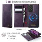 For Samsung Galaxy A16 5G CaseMe C49 Magnetic RFID Blocking Detachable Wallet Leather Phone Case(Purple) - 2