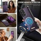 For Samsung Galaxy A16 5G CaseMe C49 Magnetic RFID Blocking Detachable Wallet Leather Phone Case(Purple) - 5