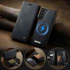 For Samsung Galaxy A52 / A52s CaseMe C49 Magnetic RFID Blocking Detachable Wallet Leather Phone Case(Black) - 3