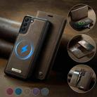 For Samsung Galaxy A52 / A52s CaseMe C49 Magnetic RFID Blocking Detachable Wallet Leather Phone Case(Coffee) - 3