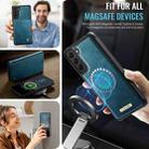 For Samsung Galaxy A52 / A52s CaseMe C49 Magnetic RFID Blocking Detachable Wallet Leather Phone Case(Green) - 5
