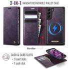 For Samsung Galaxy A52 / A52s CaseMe C49 Magnetic RFID Blocking Detachable Wallet Leather Phone Case(Purple) - 2