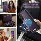 For Samsung Galaxy A52 / A52s CaseMe C49 Magnetic RFID Blocking Detachable Wallet Leather Phone Case(Purple) - 5