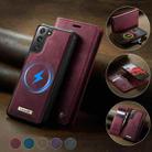 For Samsung Galaxy A55 / A35 5G CaseMe C49 Magnetic RFID Blocking Detachable Wallet Leather Phone Case(Red) - 3