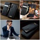 For Samsung Galaxy S21 FE 5G CaseMe C49 Magnetic RFID Blocking Detachable Wallet Leather Phone Case(Black) - 4