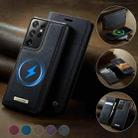For Samsung Galaxy S21 Ultra 5G CaseMe C49 Magnetic RFID Blocking Detachable Wallet Leather Phone Case(Black) - 3