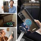 For Samsung Galaxy S21 Ultra 5G CaseMe C49 Magnetic RFID Blocking Detachable Wallet Leather Phone Case(Coffee) - 5