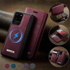 For Samsung Galaxy S20 Ultra CaseMe C49 Magnetic RFID Blocking Detachable Wallet Leather Phone Case(Red) - 3