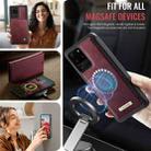 For Samsung Galaxy S20 Ultra CaseMe C49 Magnetic RFID Blocking Detachable Wallet Leather Phone Case(Red) - 5