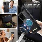 For Samsung Galaxy S20 Ultra CaseMe C49 Magnetic RFID Blocking Detachable Wallet Leather Phone Case(Black) - 5