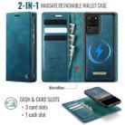 For Samsung Galaxy S20 Ultra CaseMe C49 Magnetic RFID Blocking Detachable Wallet Leather Phone Case(Green) - 2