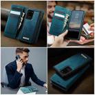 For Samsung Galaxy S20 Ultra CaseMe C49 Magnetic RFID Blocking Detachable Wallet Leather Phone Case(Green) - 4