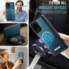 For Samsung Galaxy S20 Ultra CaseMe C49 Magnetic RFID Blocking Detachable Wallet Leather Phone Case(Green) - 5