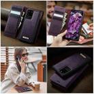For Samsung Galaxy S20 Ultra CaseMe C49 Magnetic RFID Blocking Detachable Wallet Leather Phone Case(Purple) - 4