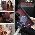 For Samsung Galaxy S20 CaseMe C49 Magnetic RFID Blocking Detachable Wallet Leather Phone Case(Red) - 5