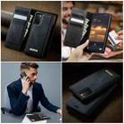 For Samsung Galaxy S20 CaseMe C49 Magnetic RFID Blocking Detachable Wallet Leather Phone Case(Black) - 4
