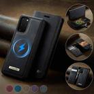 For Samsung Galaxy S20+ CaseMe C49 Magnetic RFID Blocking Detachable Wallet Leather Phone Case(Black) - 3
