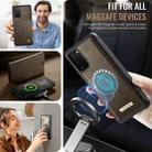 For Samsung Galaxy S20+ CaseMe C49 Magnetic RFID Blocking Detachable Wallet Leather Phone Case(Coffee) - 5