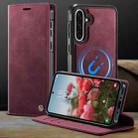 For Samsung Galaxy A56 / A36 CaseMe C49 Magnetic RFID Blocking Detachable Wallet Leather Phone Case(Red) - 2