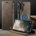 For Samsung Galaxy A56 / A36 CaseMe C49 Magnetic RFID Blocking Detachable Wallet Leather Phone Case(Coffee) - 2