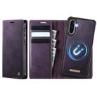 For Samsung Galaxy A56 / A36 CaseMe C49 Magnetic RFID Blocking Detachable Wallet Leather Phone Case(Purple) - 1