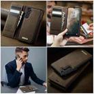 For Samsung Galaxy A14 5G / M44 CaseMe C49 Magnetic RFID Blocking Detachable Wallet Leather Phone Case(Coffee) - 4