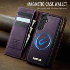 For Samsung Galaxy A14 5G / M44 CaseMe C49 Magnetic RFID Blocking Detachable Wallet Leather Phone Case(Purple) - 3