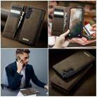 For Samsung Galaxy A55 / A35 5G CaseMe C49 Magnetic RFID Blocking Detachable Wallet Leather Phone Case(Coffee) - 4