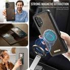 For Samsung Galaxy A13 / A04s CaseMe C49 Magnetic RFID Blocking Detachable Wallet Leather Phone Case(Coffee) - 5
