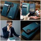 For Samsung Galaxy A13 / A04s CaseMe C49 Magnetic RFID Blocking Detachable Wallet Leather Phone Case(Green) - 4