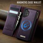 For Samsung Galaxy A13 / A04s CaseMe C49 Magnetic RFID Blocking Detachable Wallet Leather Phone Case(Purple) - 3