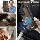 For Samsung Galaxy A52 / A52s CaseMe C49 Magnetic RFID Blocking Detachable Wallet Leather Phone Case(Coffee) - 5