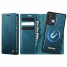 For Samsung Galaxy A52 / A52s CaseMe C49 Magnetic RFID Blocking Detachable Wallet Leather Phone Case(Green) - 1