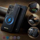For Samsung Galaxy S22 Ultra 5G CaseMe C49 Magnetic RFID Blocking Detachable Wallet Leather Phone Case(Black) - 3