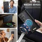 For Samsung Galaxy S22 Ultra 5G CaseMe C49 Magnetic RFID Blocking Detachable Wallet Leather Phone Case(Black) - 5