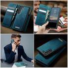 For Samsung Galaxy S23 5G CaseMe C49 Magnetic RFID Blocking Detachable Wallet Leather Phone Case(Green) - 4