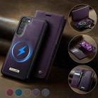 For Samsung Galaxy S23 5G CaseMe C49 Magnetic RFID Blocking Detachable Wallet Leather Phone Case(Purple) - 3