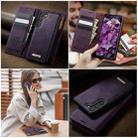 For Samsung Galaxy S23 5G CaseMe C49 Magnetic RFID Blocking Detachable Wallet Leather Phone Case(Purple) - 4