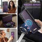For Samsung Galaxy S23 5G CaseMe C49 Magnetic RFID Blocking Detachable Wallet Leather Phone Case(Purple) - 5