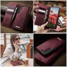 For Samsung Galaxy S23+ 5G CaseMe C49 Magnetic RFID Blocking Detachable Wallet Leather Phone Case(Red) - 4