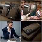 For Samsung Galaxy S23 Ultra 5G CaseMe C49 Magnetic RFID Blocking Detachable Wallet Leather Phone Case(Coffee) - 4