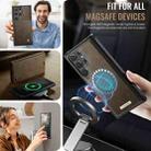 For Samsung Galaxy S23 Ultra 5G CaseMe C49 Magnetic RFID Blocking Detachable Wallet Leather Phone Case(Coffee) - 5