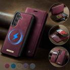For Samsung Galaxy S23 FE 5G CaseMe C49 Magnetic RFID Blocking Detachable Wallet Leather Phone Case(Red) - 3