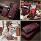 For Samsung Galaxy S23 FE 5G CaseMe C49 Magnetic RFID Blocking Detachable Wallet Leather Phone Case(Red) - 4