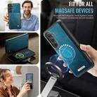 For Samsung Galaxy S23 FE 5G CaseMe C49 Magnetic RFID Blocking Detachable Wallet Leather Phone Case(Green) - 5