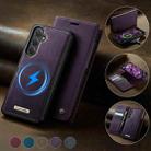 For Samsung Galaxy S23 FE 5G CaseMe C49 Magnetic RFID Blocking Detachable Wallet Leather Phone Case(Purple) - 3