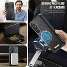 For Samsung Galaxy S24 FE 5G CaseMe C49 Magnetic RFID Blocking Detachable Wallet Leather Phone Case(Black) - 5